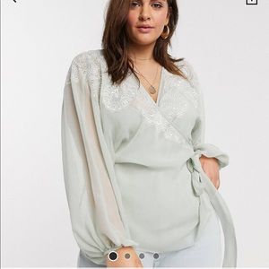 ASOS wrap top
